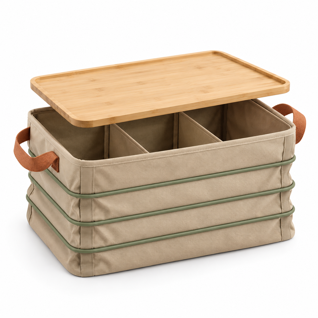 Coffre Pli Nomade – Rangement pliable de camping
