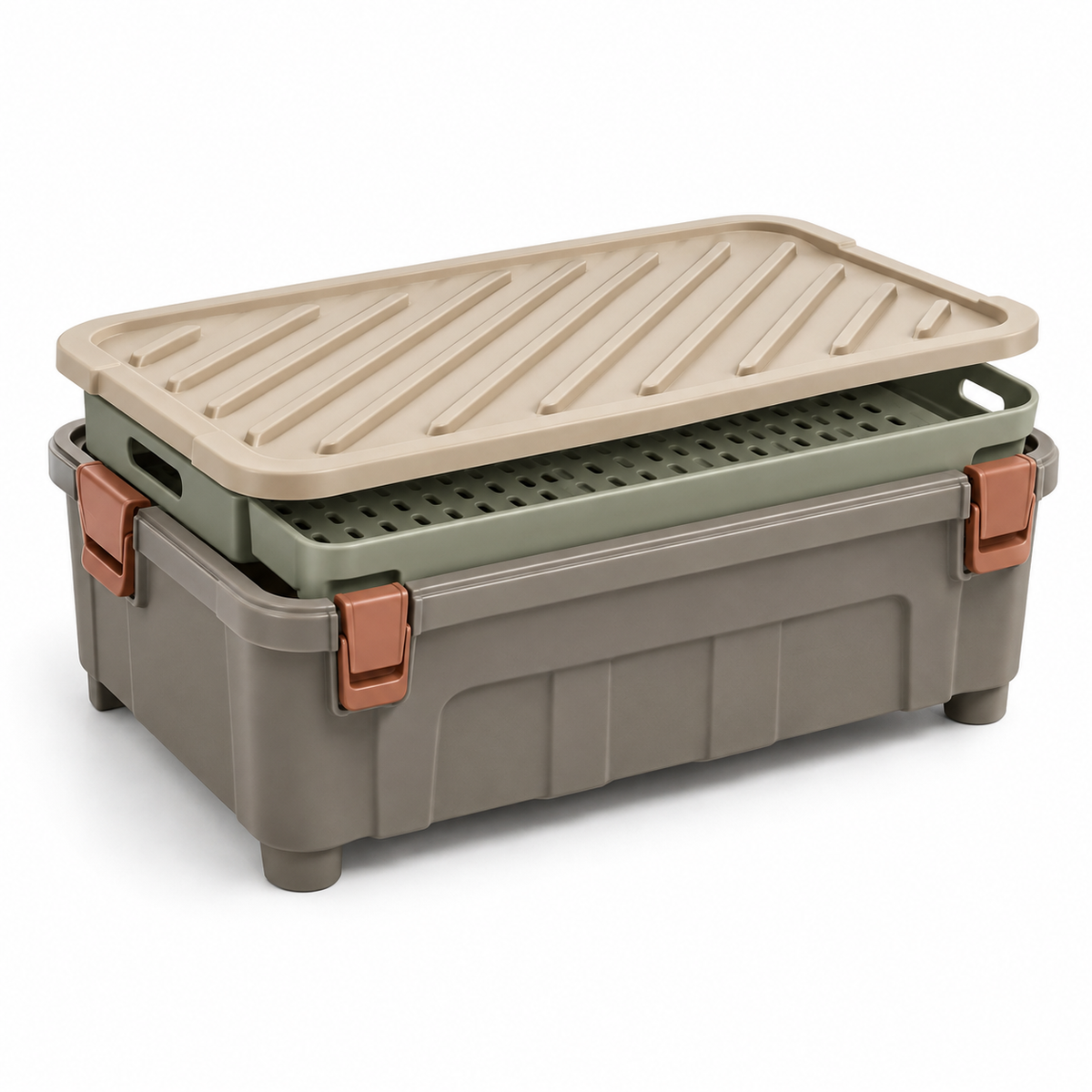 Boîte Strates Aérée – Rangement ventilé de camping