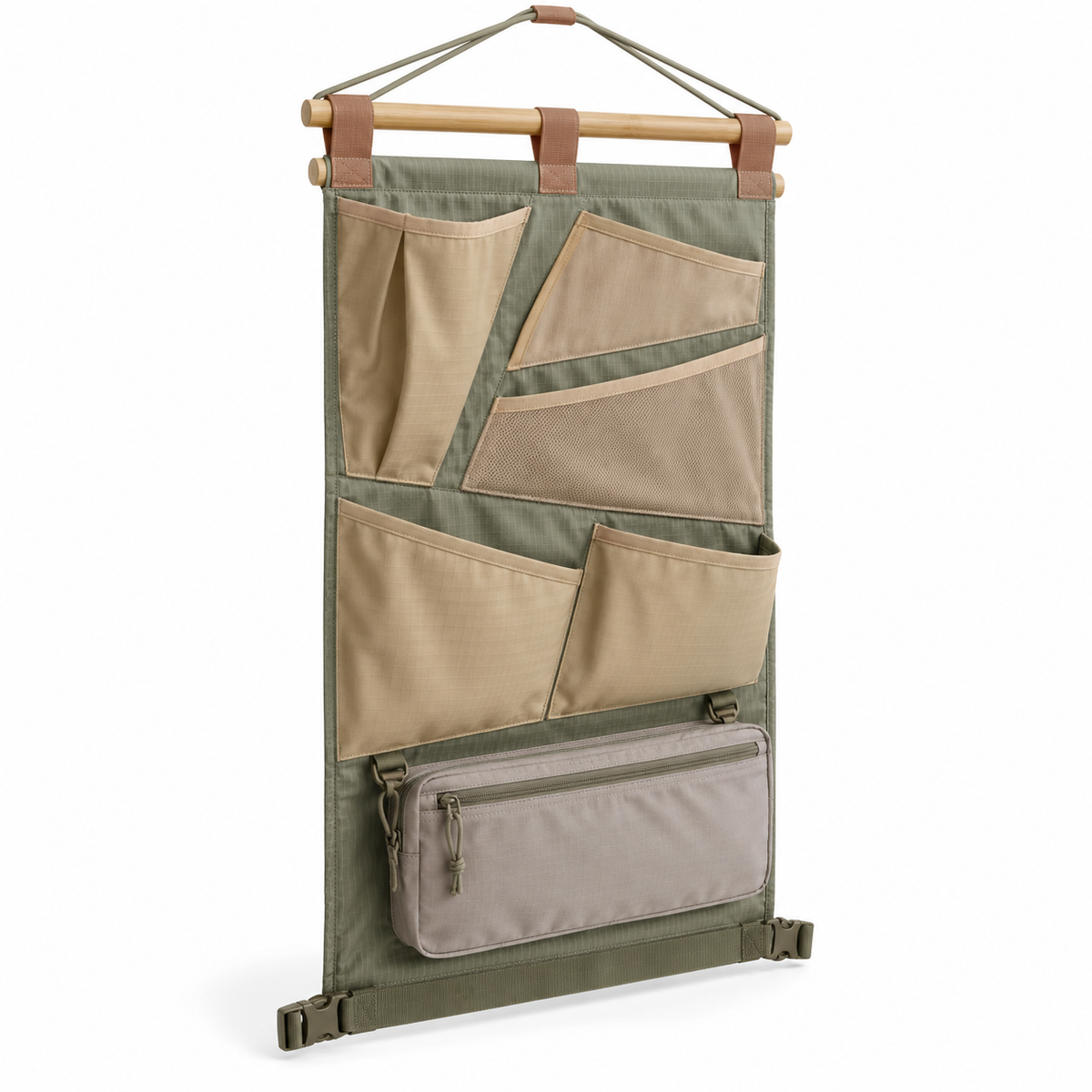 Panneau Suspendu Aurore – Organiseur vertical de camping