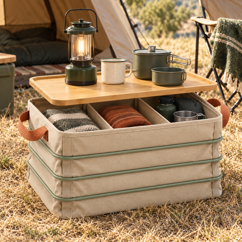 Coffre Pli Nomade – Rangement pliable de camping