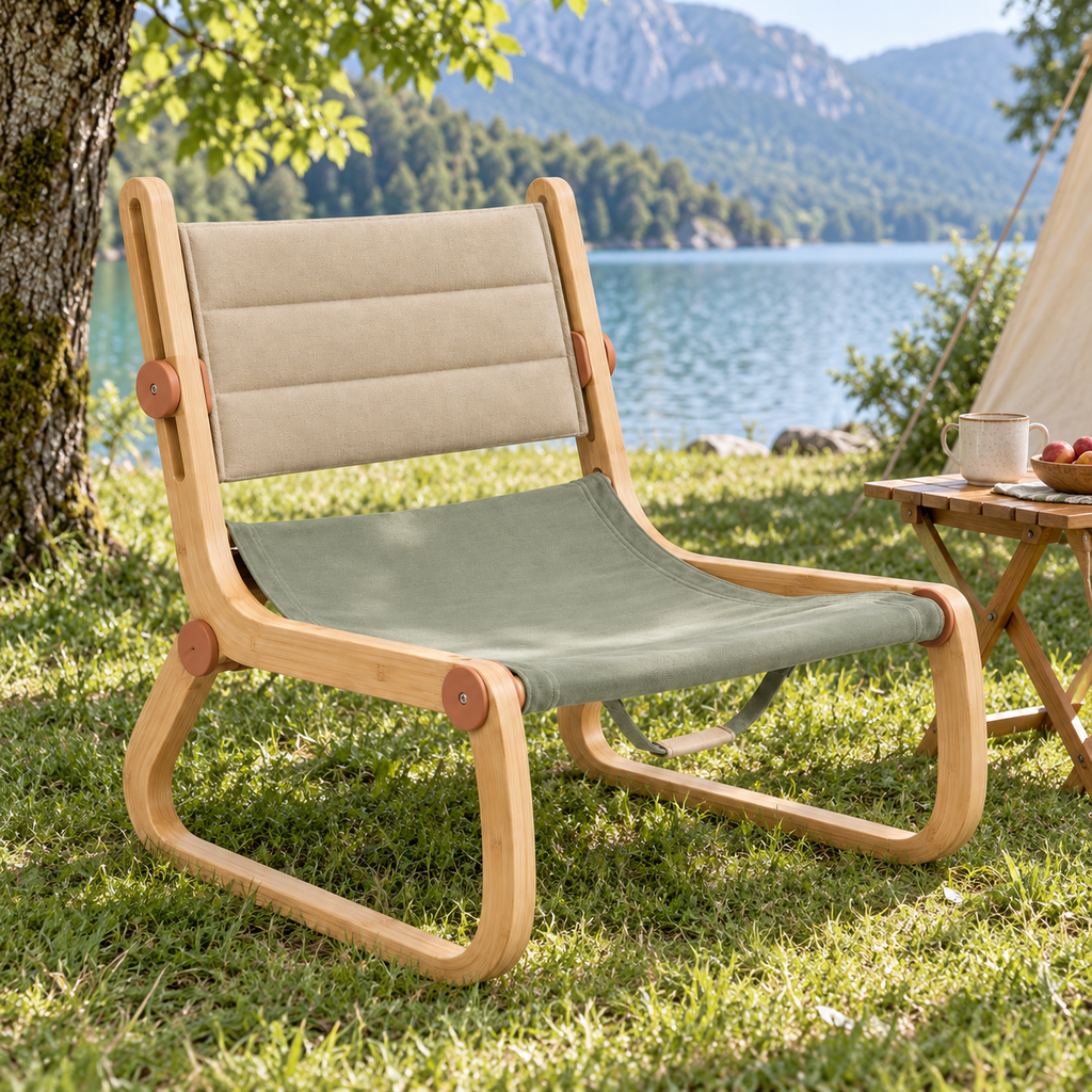 Fauteuil Ruban Pliant – Assise confortable de plein air