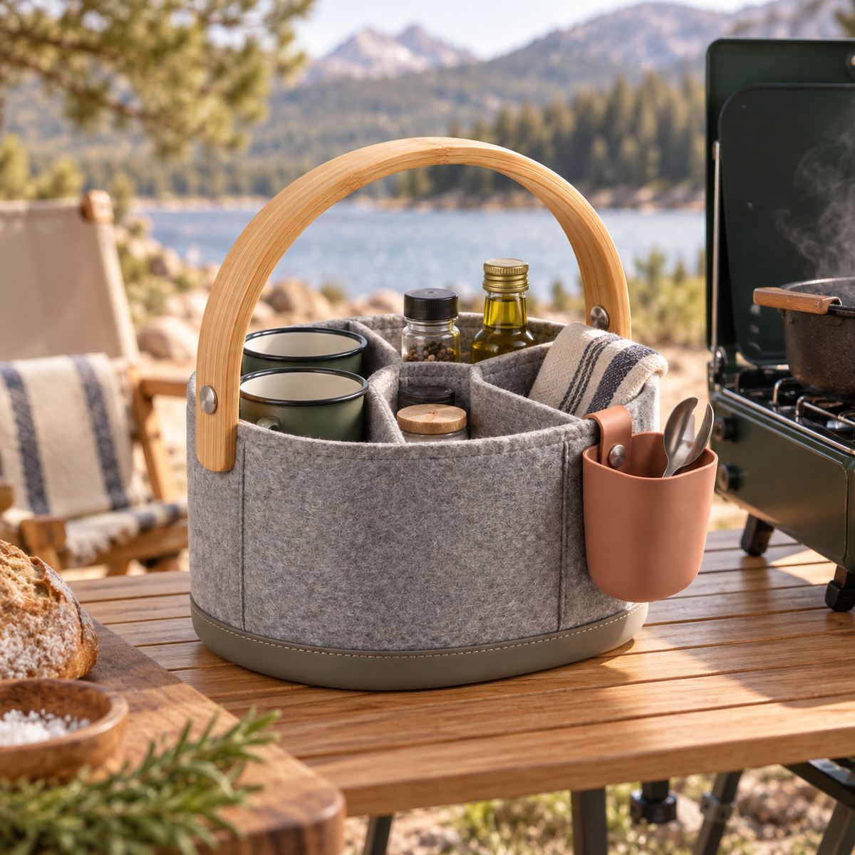 Caddy Bivouac Arc – Organiseur portable de camping
