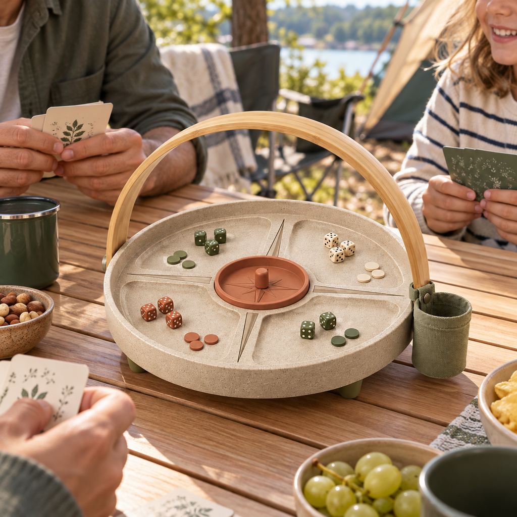 Plateau Jeux Boussole – Support ludique de plein air