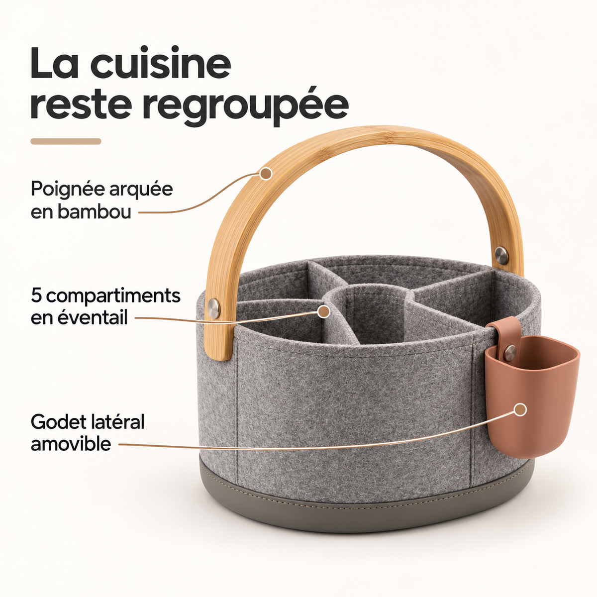 Caddy Bivouac Arc – Organiseur portable de camping