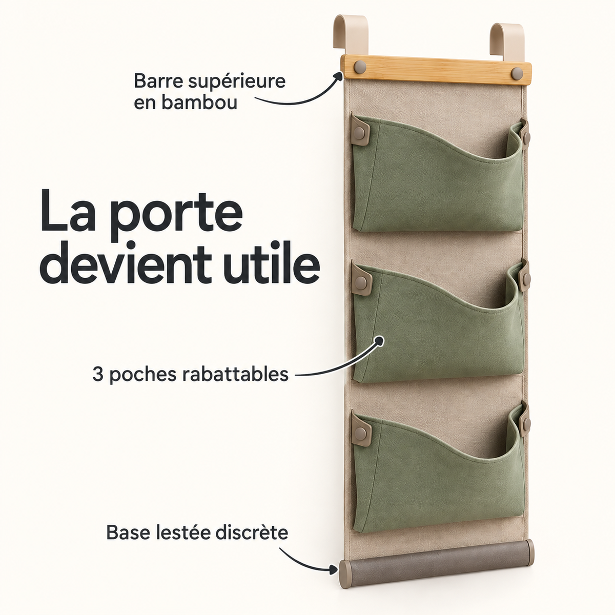Organiseur Porte Sillage – Rangement suspendu pour camping-car