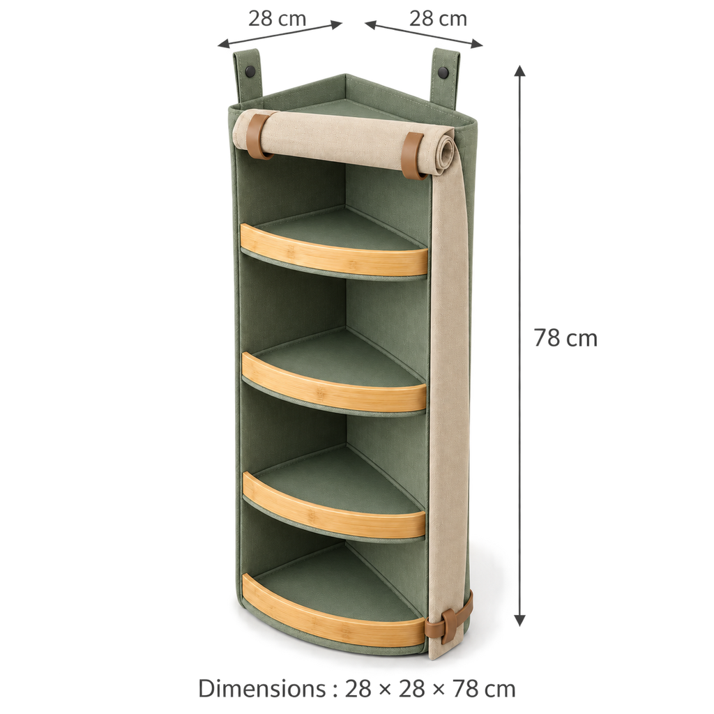 Colonne Angle Souple – Organiseur vertical pour camping-car