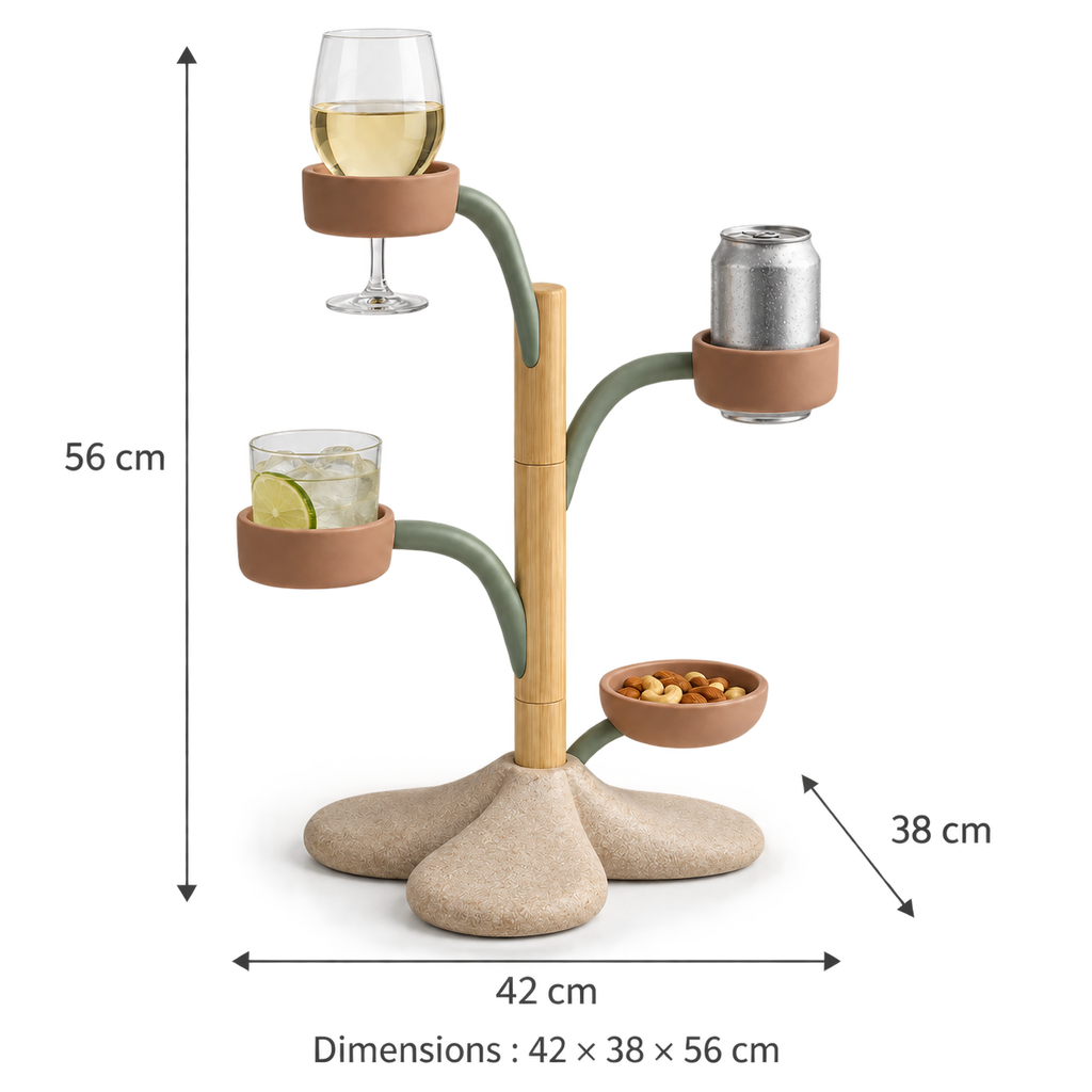 Porte-Verres Racine – Support extérieur pour boissons